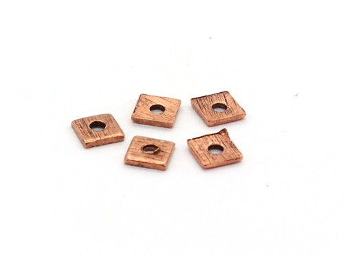 Quadrat, 4 mm, rosegold