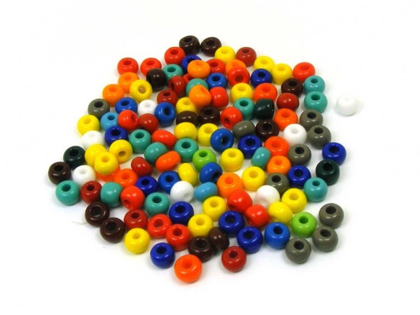 Roccailles, 6 mm, bunte Mischung