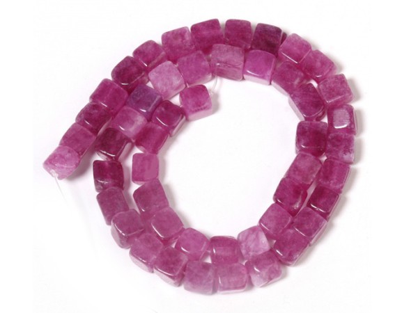 Würfel, Naturstein, 8 mm, beere