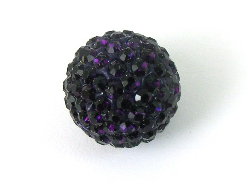 Shamballa Perle, 16 mm, lila