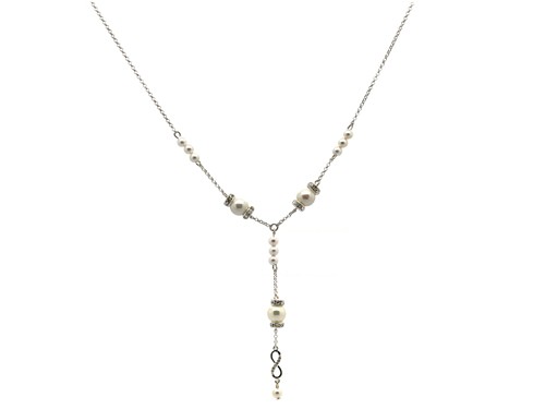 Kette Muschelkernperlen, 45 cm