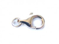 Karabiner, 14,5 mm, 925 Silber Karabiner, 14,5 mm, 925 Silber