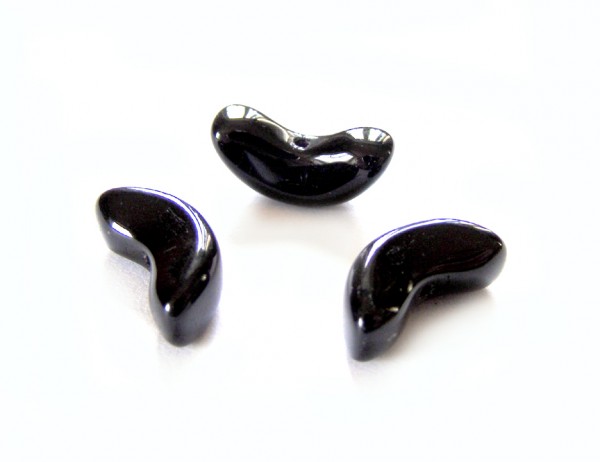 Halbmond, schwarz glänzend