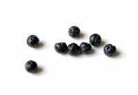 1 Strang Lava, Kugel, 6 mm, schwarz 1 Strang Lava, Kugel, 6 mm, schwarz