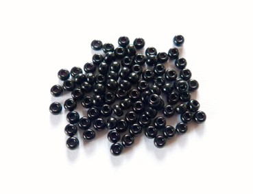 Roccailles, 2,5 mm, schwarz