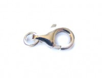 Karabiner, 13 mm, 925 Silber Karabiner, 13 mm, 925 Silber