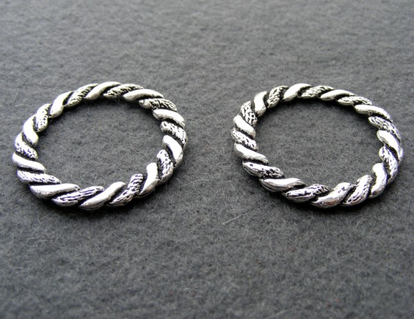 Ring, versilbert