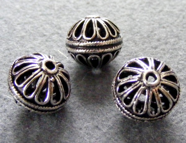 Kugel, 14 mm, versilbert