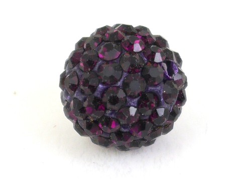 Shamballa Perle, 12 mm, lila