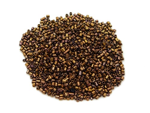 Roccailles, 2,5 mm, bronze metallic