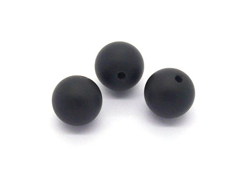 Onyx, Kugel, 8 mm, schwarz matt