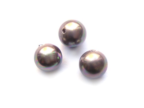 1 Strang Muschelkernperlen, 8 mm, puderrosa