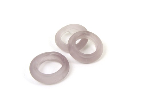 Glasring, ca. Ø 15 mm, violett, matt