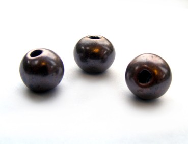 Keramik Kugel, 13 mm, verkupfert