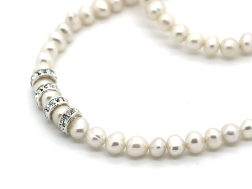 Kette Süßwasserle 45 cm