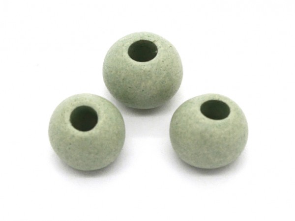 Keramik Perle, 9-10 mm, mint