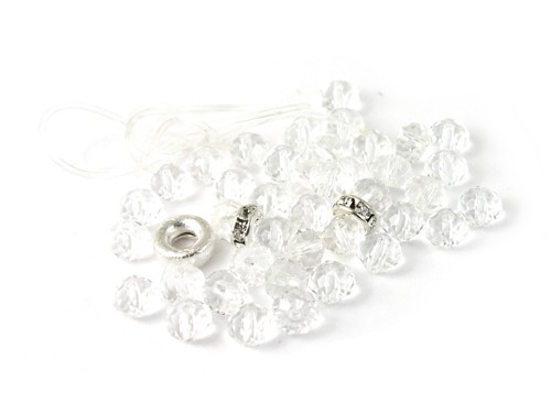 Set zum Selbermachen Armband, transparent