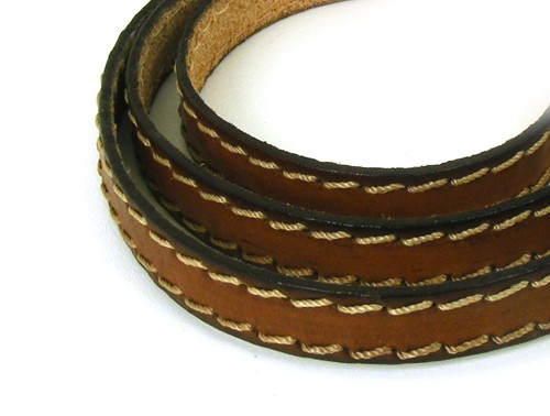 Lederband, 10 cm, 10 mm, braun