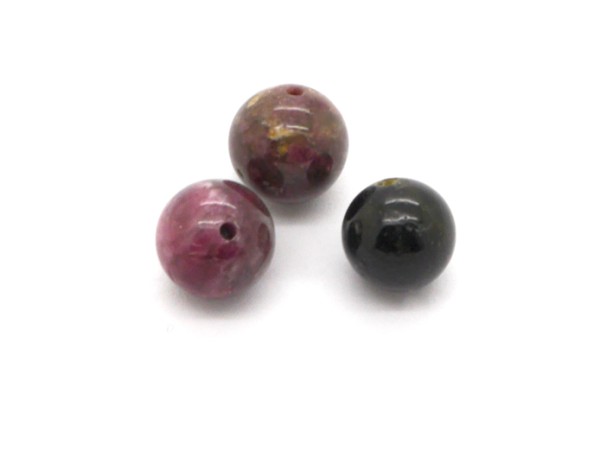 Turmalin, Kugel, 8 mm, bunt