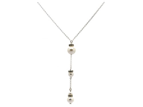 Kette Muschelkernperlen, 44 cm