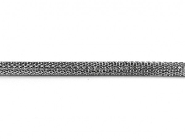 Schlauchkette, 10 cm, 5 mm, Edelstahl, rund