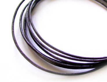 Rindleder, 1 m, 1 mm, dunkelbraun