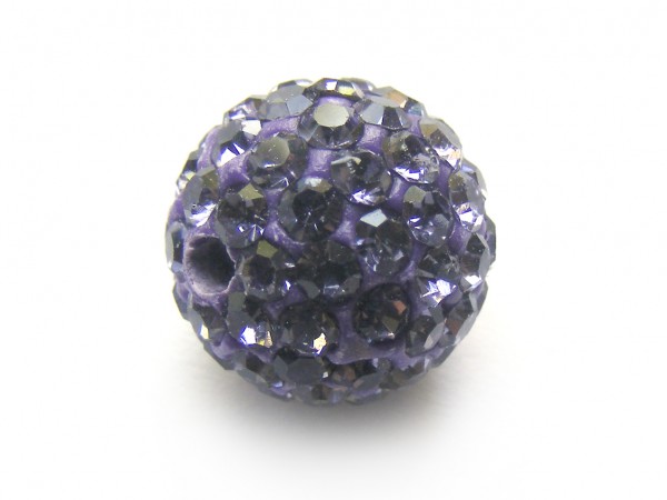 Shamballa Perle, 12 mm, flieder