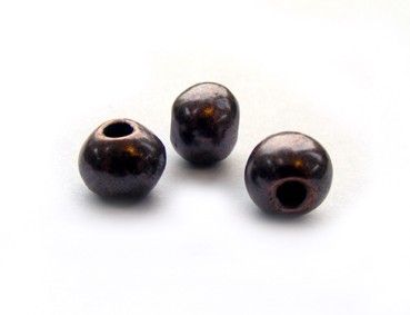 Keramik Kugel, 9 mm, verkupfert