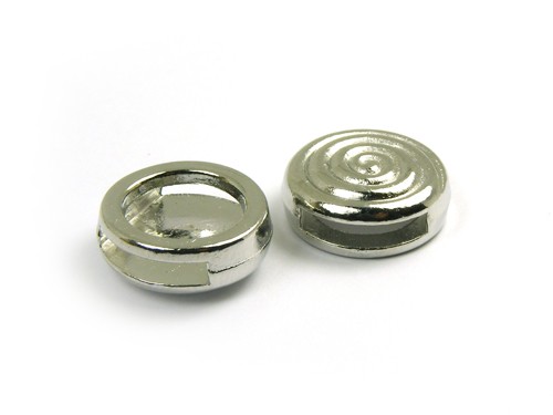 Schnecke, 14,5 mm, versilbert