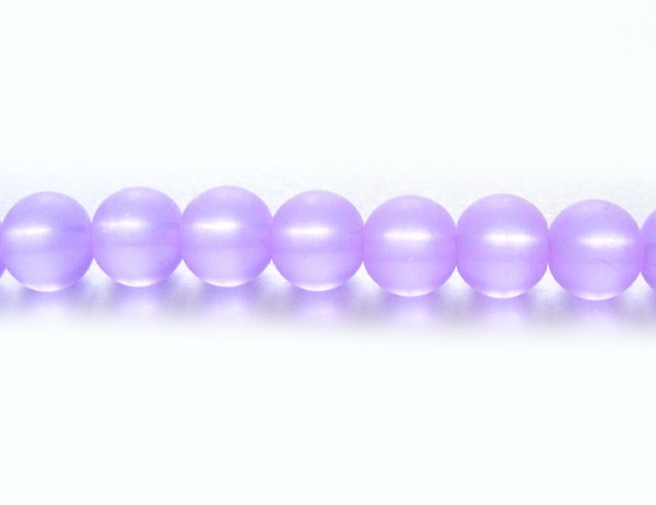 1 Strang Glasperlen, 8 mm, lila