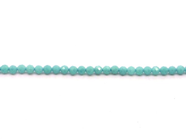 1 Strang Jade, 3 mm, türkis