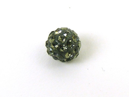 Shamballa Perle, 6 mm, grau