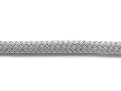 Segelseil, 10 cm, 8 mm, hellgrau