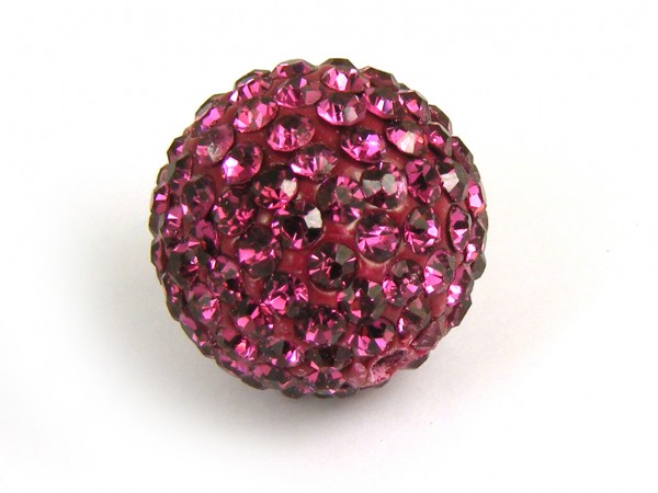 Shamballa Perle, 16 mm, pink