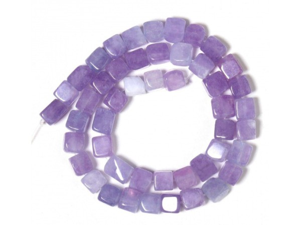 Würfel, Naturstein, 8 mm, flieder