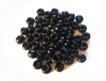 Roccailles, 8 mm, schwarz