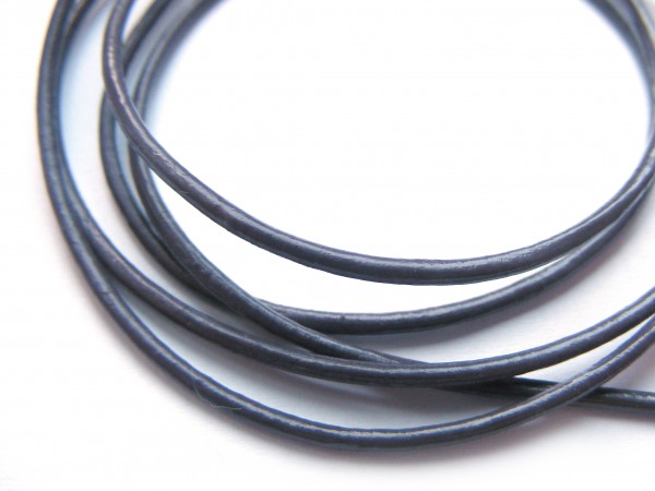 Rindleder, 1 m, 1,5 mm, anthrazit