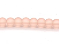 1 Strang Glasperlen, 6 mm, rosé 1 Strang Glasperlen, 6 mm, rosé