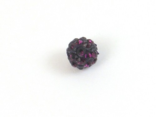 Shamballa Perle, 6 mm, lila