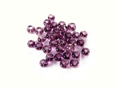 Roccailles, 4 mm, lila/violett