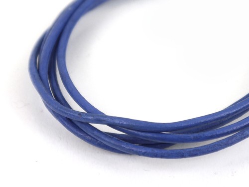 Rindleder, 1 m, 1,5 mm, blau