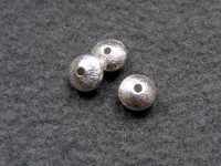 Diskus, 8 mm, versilbert, matt gebürstet Diskus, 8 mm, versilbert, matt gebürstet