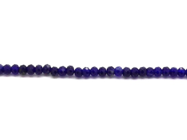 1 Strang Sodalith facettiert, 3 mm, dunkelblau