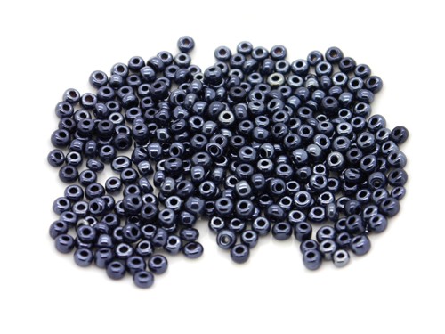 Roccailles, 4 mm, nachtblau metallic