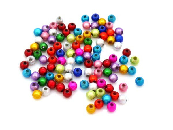 3 D Miracle Beads, 4,5-5 mm, bunte Mischung