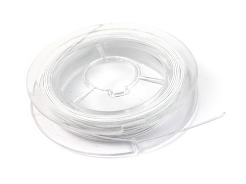 10 m Schmuckdraht, 0,45 mm, weiß