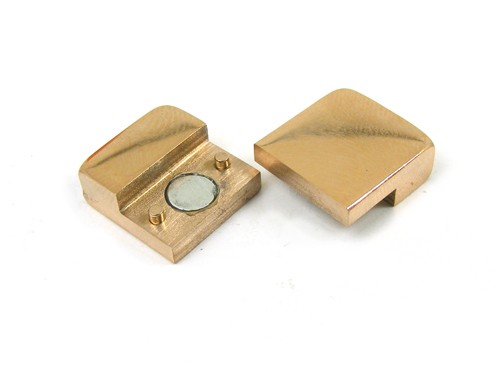 Magnetverschluss, 21 x 14 mm, rosegold