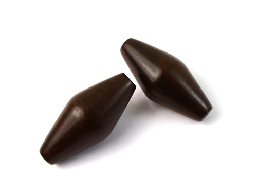 Doppelkegel, 32 mm, dunkelbraun