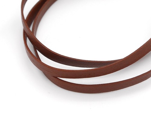 Lederband, 10 cm, 5 mm, rostbraun