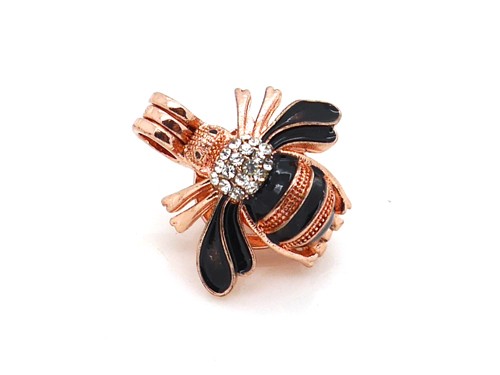 Anhänger Biene, 23 mm, rosegold